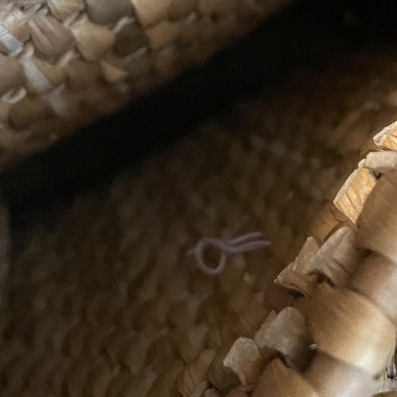 New Handmade Sea Grass Tropical Backpack Purse Tan, - Picture 7 of 7